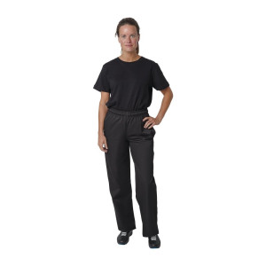 Broek voor de keuken unisex zwart Vegas - Maat XL - Whites Chefs Clothing - Fourniresto