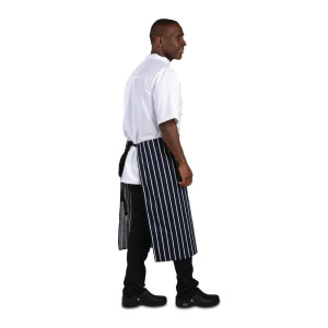 Schürze in Blau und Weiß gestreift 760 x 920 mm - Whites Chefs Clothing - Fourniresto