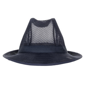 Navy Blue Trilby Hat With Mesh - Size L 590 mm - FourniResto - Fourniresto