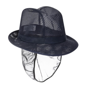 Hut Trilby Marineblau mit Netz - Größe M 570 mm - FourniResto - Fourniresto