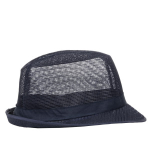 Navy Blue Trilby Hat With Mesh - Size S 550 mm - FourniResto - Fourniresto