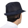 Hut Trilby Marineblau mit Netz - Größe S 550 mm - FourniResto - Fourniresto