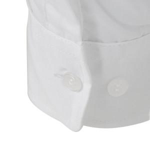 Witte uniseks blouse met lange mouwen Uniform Works - Maat L - Chef Works - Fourniresto