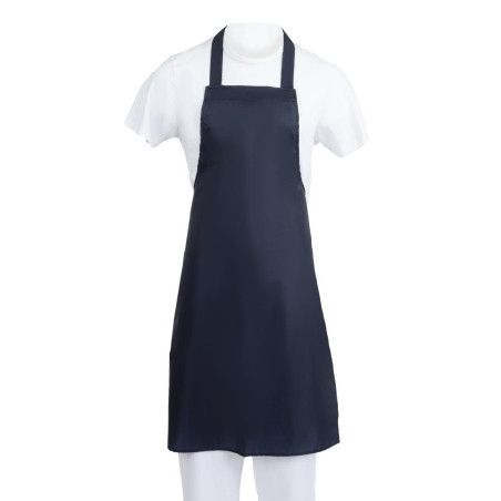 Schort met spatlap Waterafstotend Blauw 1016 x 711 mm - Whites Chefs Clothing - Fourniresto