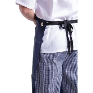 Schort met spatlap Waterafstotend Blauw 1016 x 711 mm - Whites Chefs Clothing - Fourniresto