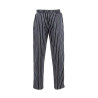 Pantalon De Cuisine Mixte Baggy Rayé Noir Et Blanc - Taille M - Chef Works - Fourniresto