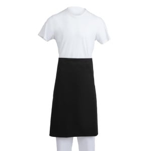 Tablier Standard Noir En Polycoton 914 X 762 Mm - Whites Chefs Clothing - Fourniresto