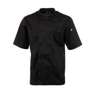 Veste De Cuisine Mixte Noire Cool Vent Montreal - Taille S - Chef Works - Fourniresto