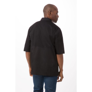 Veste De Cuisine Mixte Noire Cool Vent Montreal - Taille Xl - Chef Works - Fourniresto