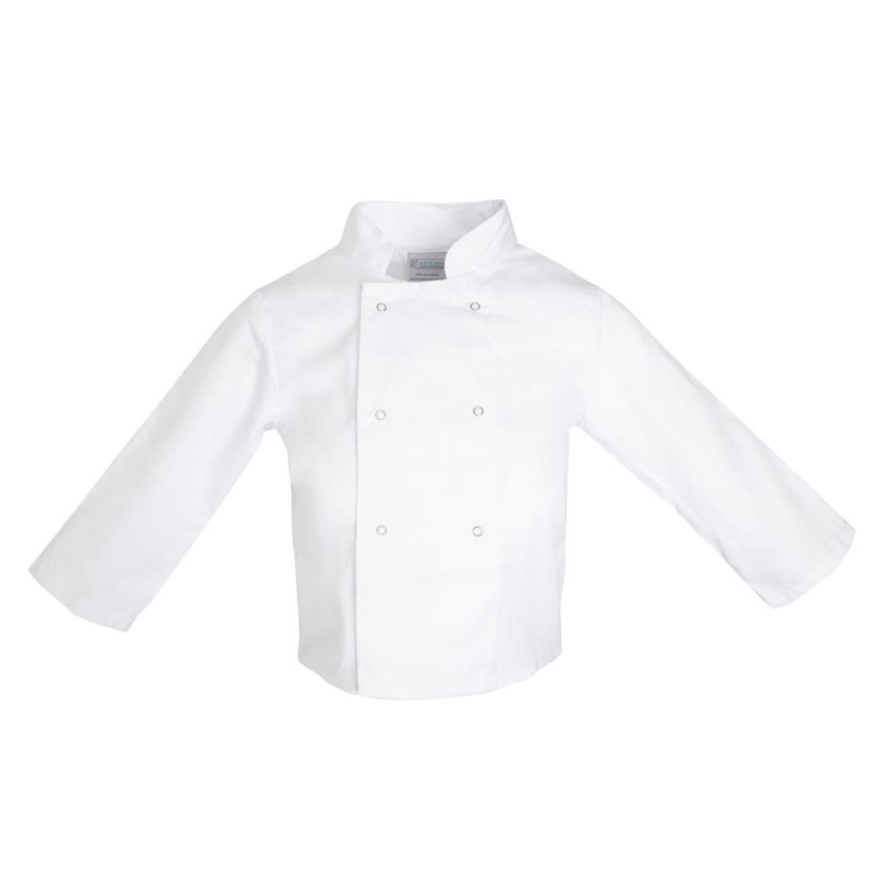 Witte koksbuis voor kinderen - Maat S/M 5/7 jaar - Whites Chefs Clothing - Fourniresto