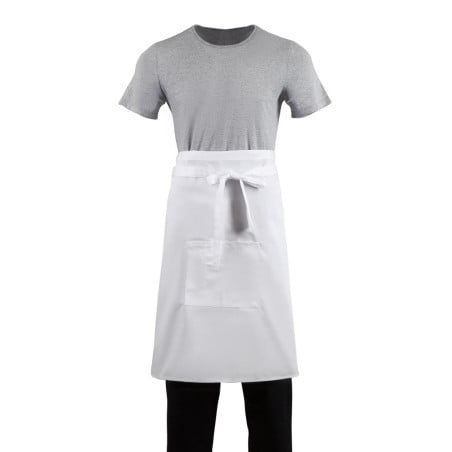 Standard White Server Apron 1000 X 700 mm - Whites Chefs Clothing - Fourniresto