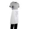 Schort voor serveerster standaard wit 1000 x 700 mm - Whites Chefs Clothing - Fourniresto