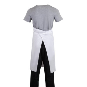 Schort voor serveerster standaard wit 1000 x 700 mm - Whites Chefs Clothing - Fourniresto