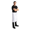 Schort voor serveerster standaard wit 1000 x 700 mm - Whites Chefs Clothing - Fourniresto