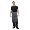 Tablier de Serveur Gris Anthracite en Polycoton 1000 x 700 mm - Whites Chefs Clothing - Fourniresto