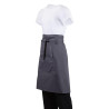 Tablier de Serveur Gris Anthracite en Polycoton 1000 x 700 mm - Whites Chefs Clothing - Fourniresto