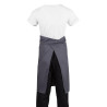 Anthracite Grey Server Apron in Polycotton 1000 x 700 mm - Whites Chefs Clothing - Fourniresto