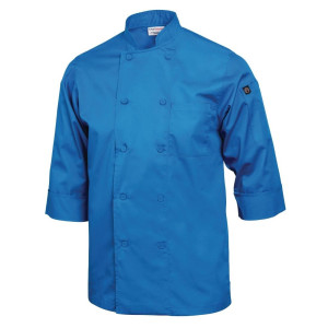 Veste De Cuisine Mixte Bleue - Taille M - Chef Works - Fourniresto