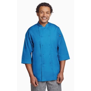 Koksbuis Unisex Blauw - Maat M - Chef Works - Fourniresto