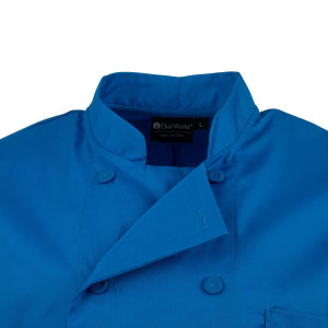 Kochjacke Unisex Blau - Größe S - Chef Works - Fourniresto