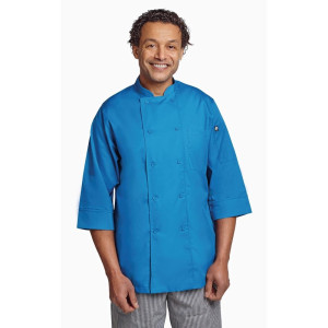 Küchenjacke Unisex Blau - Größe XXL - Chef Works - Fourniresto