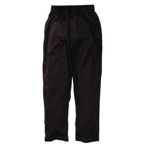 Kochhose Unisex Baggy Schwarz - Größe M - Chef Works - Fourniresto