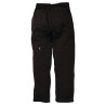 Broek voor de keuken unisex Baggy Zwart - Maat S - Chef Works - Fourniresto