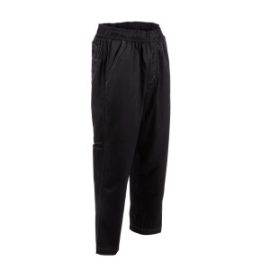 Broek voor de keuken unisex Baggy Zwart - Maat S - Chef Works - Fourniresto