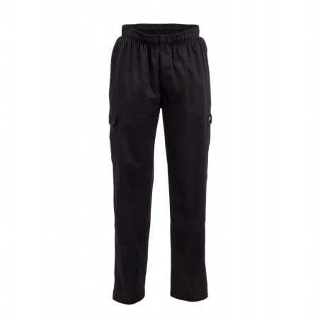 Koksbuis Unisex Fit Cargo Zwart - Maat M - Chef Works - Fourniresto