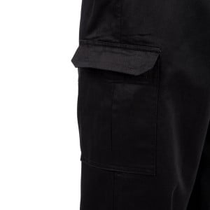 Koksbuis Unisex Fit Cargo Zwart - Maat M - Chef Works - Fourniresto