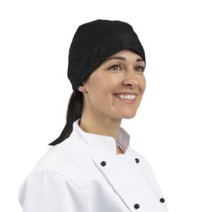 Bandana Zwart - One Size - Whites Chefs Clothing - Fourniresto