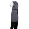 Schort Schort Grijs Antraciet van Polycotton 711 x 965 mm - Whites Chefs Clothing - Fourniresto