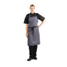 Anthracite Grey Polycotton Bib Apron 711 x 965 mm - Whites Chefs Clothing - Fourniresto