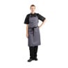 Schort Schort Grijs Antraciet van Polycotton 711 x 965 mm - Whites Chefs Clothing - Fourniresto