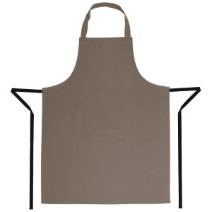 Tablier Bavette Marron Clair en Polycoton 711 x 965 mm  - Whites Chefs Clothing - Fourniresto