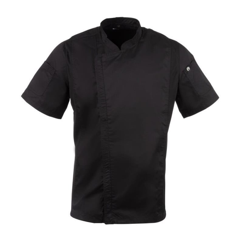 Veste de Cuisine Mixte Noire Urban Springfield - Taille S - Chef Works - Fourniresto