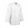 Witte unisex koksbuis met lange mouwen Calgary - Maat M - Chef Works - Fourniresto