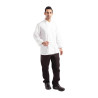 Witte unisex koksbuis met lange mouwen Calgary - Maat S - Chef Works - Fourniresto