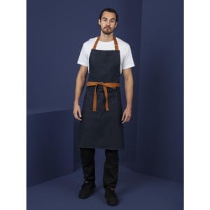 Schort van Blauwe Denim met Katoenen Riem 1000 x 700 mm - Whites Chefs Clothing - Fourniresto