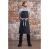 Schort Bavette Denim Zwart Southside van Polycotton 700 x 1000 mm - Whites Chefs Clothing - Fourniresto