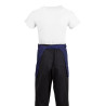 Kurze Kellnerschürze in Marineblau aus Polycotton 373 x 750 mm - Whites Chefs Clothing - Fourniresto