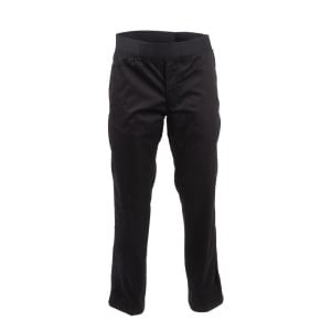 Slim zwarte broek voor heren - Maat L - Chef Works - Fourniresto