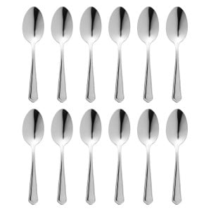 Dessert spoon Dubarry in stainless steel - Set of 12 - Olympia - Fourniresto