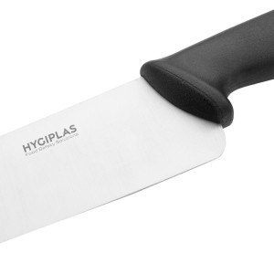 Couteau De Cuisinier Noir Lame De 25,5 Cm - Hygiplas - Fourniresto