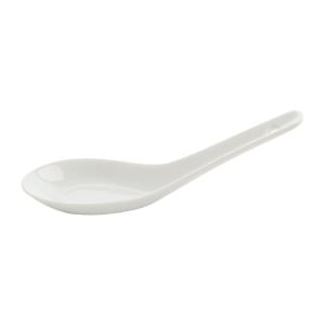 White Rice Spoon 130 mm - Set of 24 - Olympia - Fourniresto