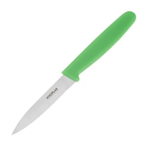 Messen Groen Lemmet 7,5 Cm - Hygiplas - Fourniresto