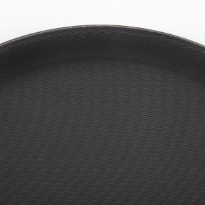 Round Black Non-Slip Tray Ø 356 mm - Olympia KRISTALLON - Fourniresto