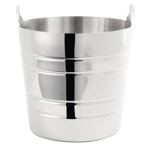 Wine and Champagne Bucket in Stainless Steel Ø 204 mm - Olympia - Fourniresto