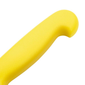 Gelber Wellenschliffmesser 25,5 cm - Hygiplas - Fourniresto