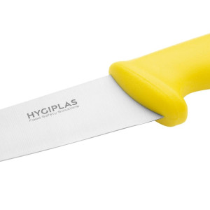 Couteau De Cuisinier Jaune Lame 16 Cm - Hygiplas - Fourniresto